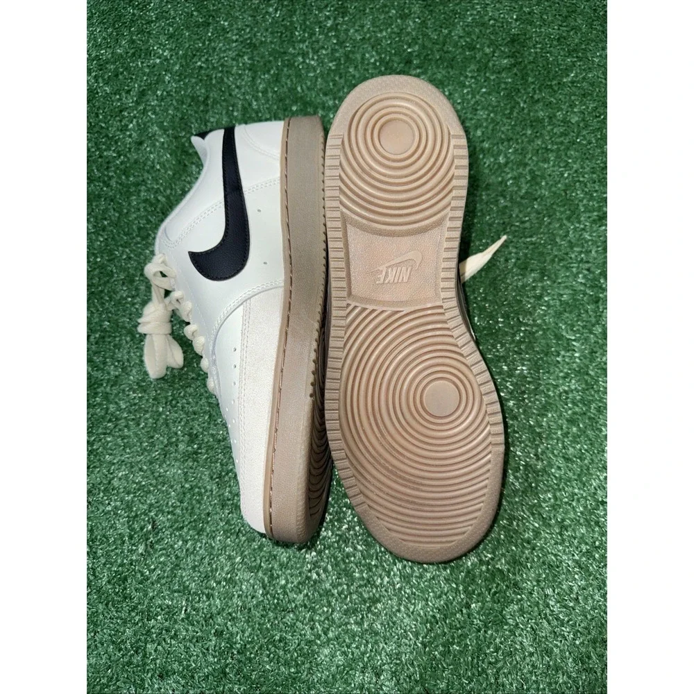 Nike‎ Court Vision Low White Black Gum Sneakers FQ8075-133 Men's 8